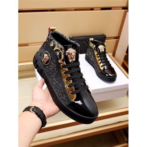 versace chain sneakers replica|versace high top sneakers.